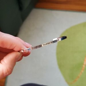 Whiskey Tango Foxtrot bangle